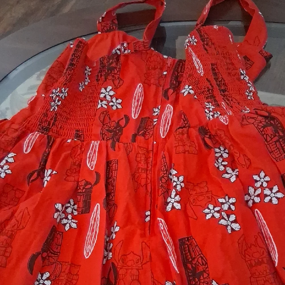 Disney Red Floral Dress - Picture 2 of 3